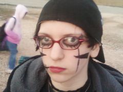 Me with Andy Biersack makeup