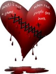 stitched heart