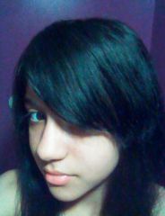 just gave my self bangs ⊙﹏⊙ idky