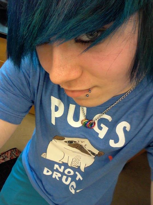 Blue hair!