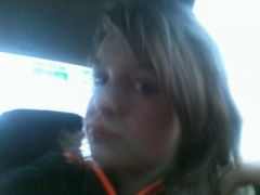 me in car