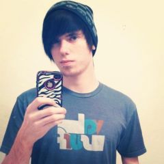 How I look now. Dyed my hair back to all black.