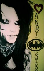 Andy Biersack painting