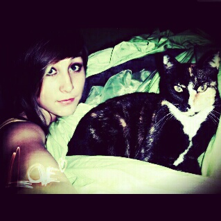 me and my kitty c: <3