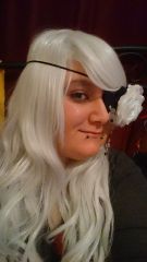 random eye patch I made to go with white wig! xD