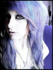 Me with Blue hair(;