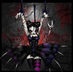 animeGothTiedUpDressPurple