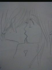 unexpected kiss.