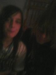 me nd my sister.