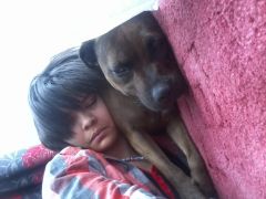 Sleeping with my puppy :p
