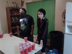 beerpong with the bros