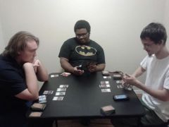 the broskies geeking out about MTG