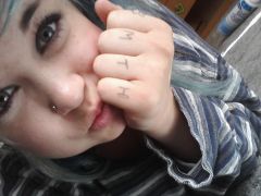 Shitty Knuckle Tattoos anyone?? c: