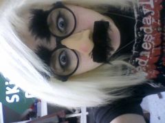 very bored at play practice