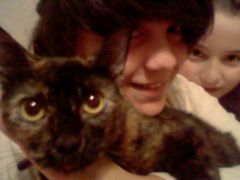 My kittty Mocha + Sister