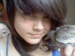 My birdy n lil sister in background :P