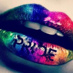 gay pride lips