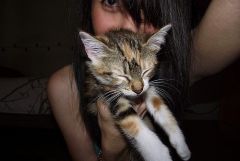My kitty and me.
