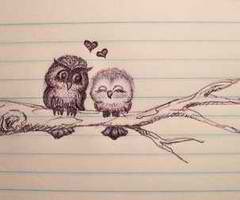 Johnathan and I in owl form.