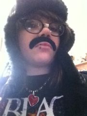 Mustache. B) #Swag.