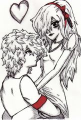 Anime Couple 2 By solitaire angel
