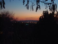 Late sunset