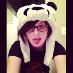 Panda hat.