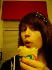 Me and my cheese pasty <3 xD