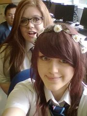 Me and my weird friends on my birthday x))))
